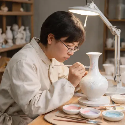 Porcelain painting specialist