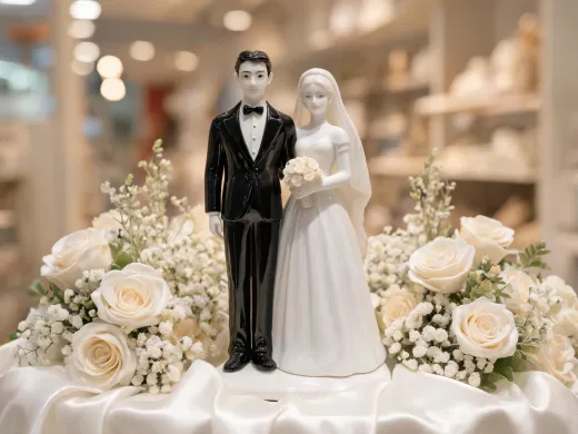 Wedding porcelain gift display