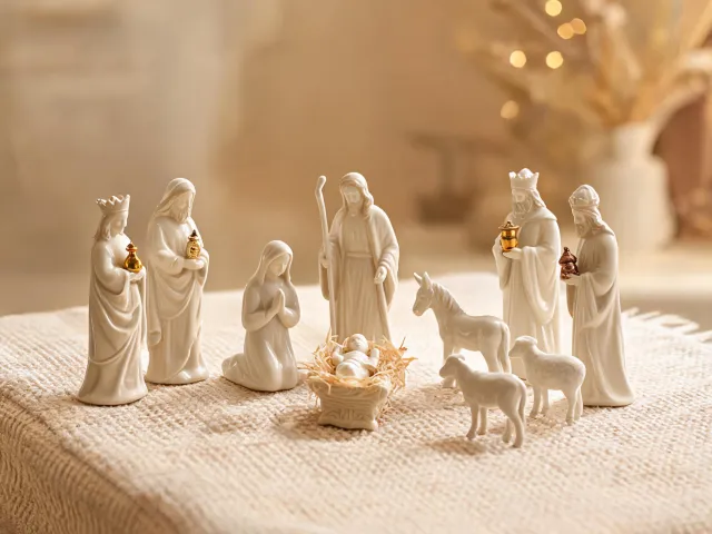 Nativity porcelain set